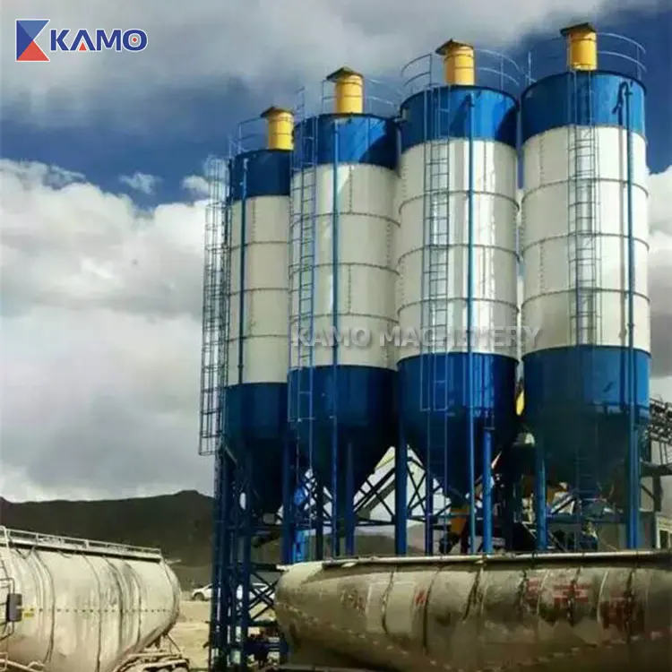 New Design 80 Ton 100 Ton 300 Ton Welded Cement Silo For Cheap Sale In Vietnam