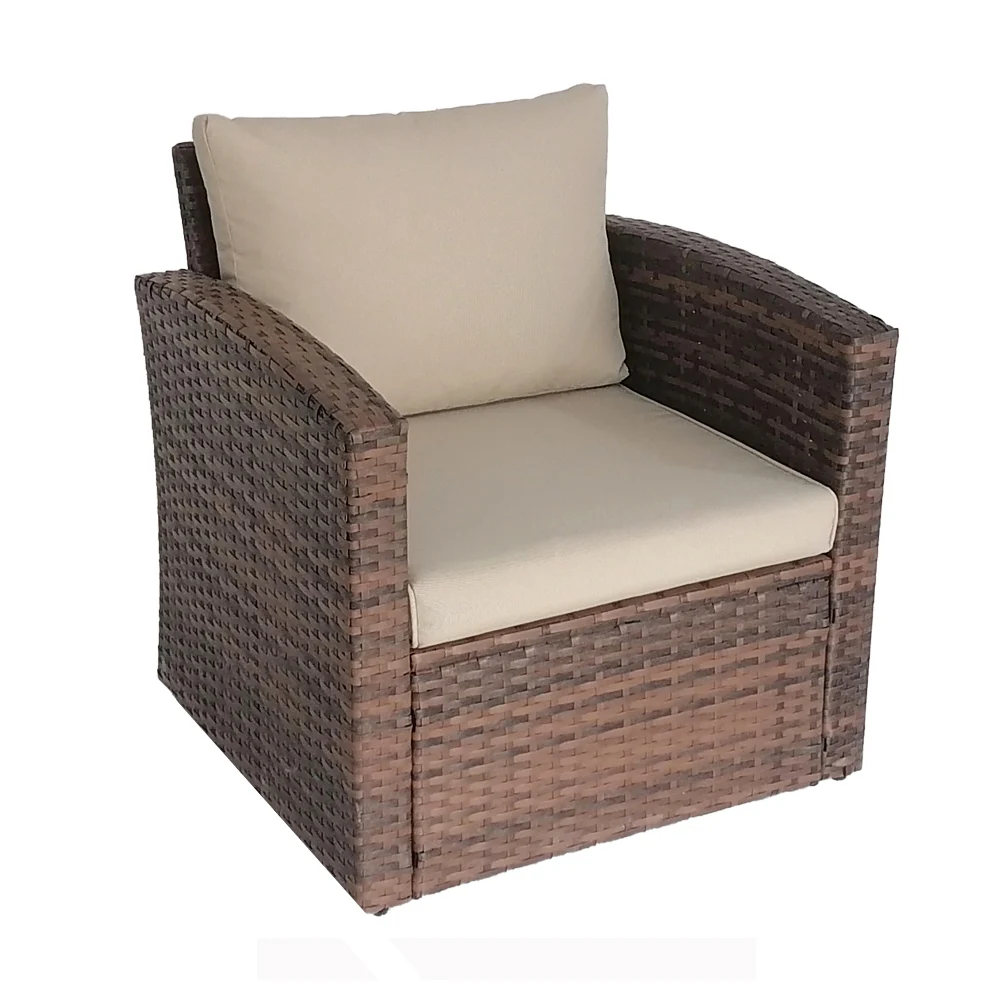 2023 Latest 5pcs Luxury Patio Furniture Set Garden Furniture Outdoor Rattan