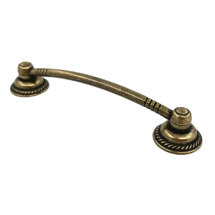 Design Solid Wood Kitchen Cabinet With Handles Zamak Antique Bronze 96mm Drawer Handle Black Cabinet Knob Furniture Parts