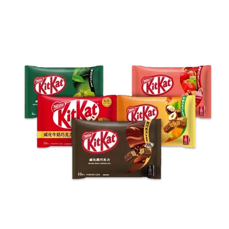 Japanese Kit Kat Biscuits Exotic Snack Delicious Sweet Cookies Various Flavors Chocolate