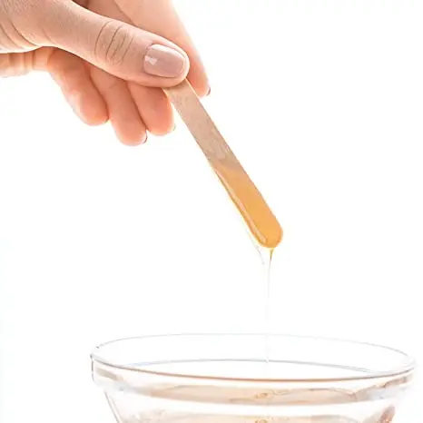 Wax Applicator Sticks  Large Popsicle Sticks Wooden Craft Eyebrow Waxing Sticks Salon Wax Spatula for Hair Removal