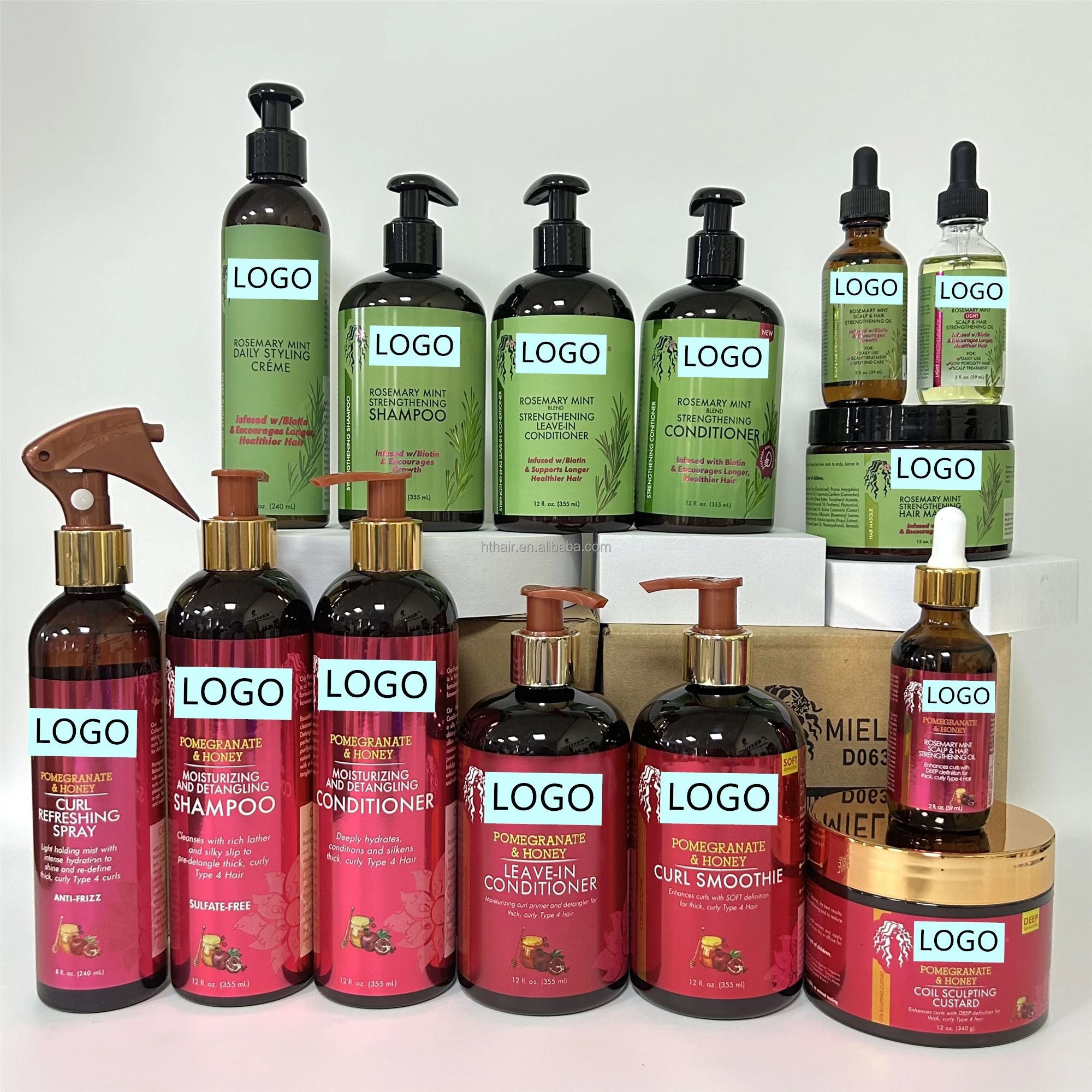 Organic Rosemary Mint Hair shampoo Growth Daily Styling Cream For Hair Care,  oil hair mask