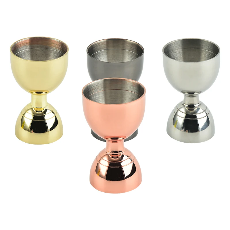 Top Selling stainless steel double-head measuring cup  copper wine Jigger