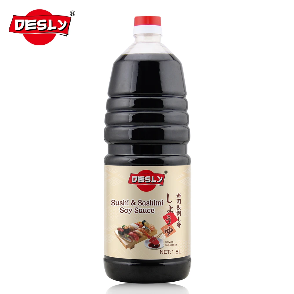 High Quality Factory Production Oem Dark Japanese Private Brand Gluten Free Soy Sauce