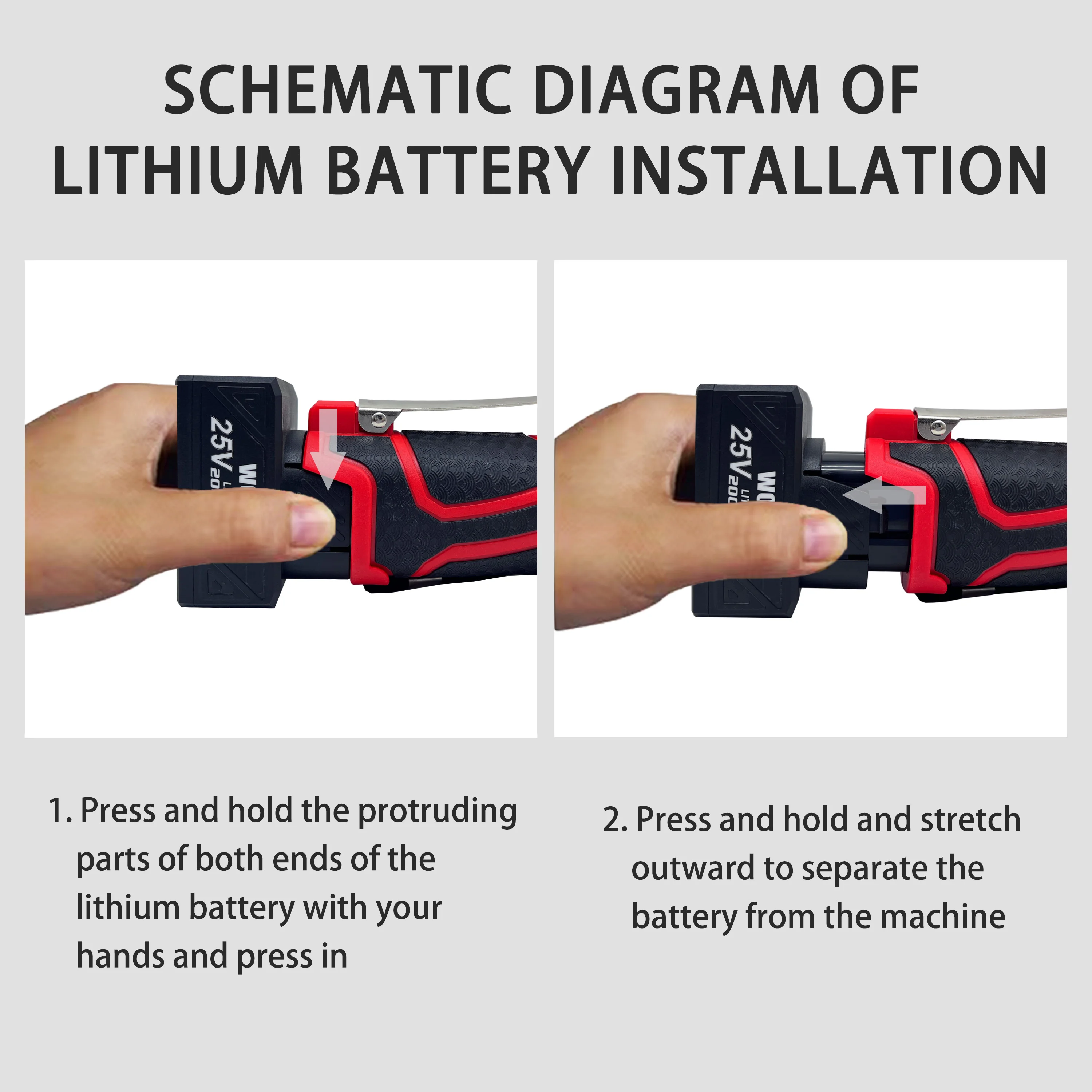 Hot sale 25V rechargeable industry lithium battery electric ratchet wrench cordless impact power wrench