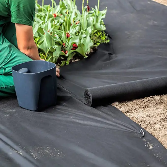 Solid Grass-proof Mulch Floor Covering Garden Plant Drainage Pipe Nonwoven Fabric Floor Film