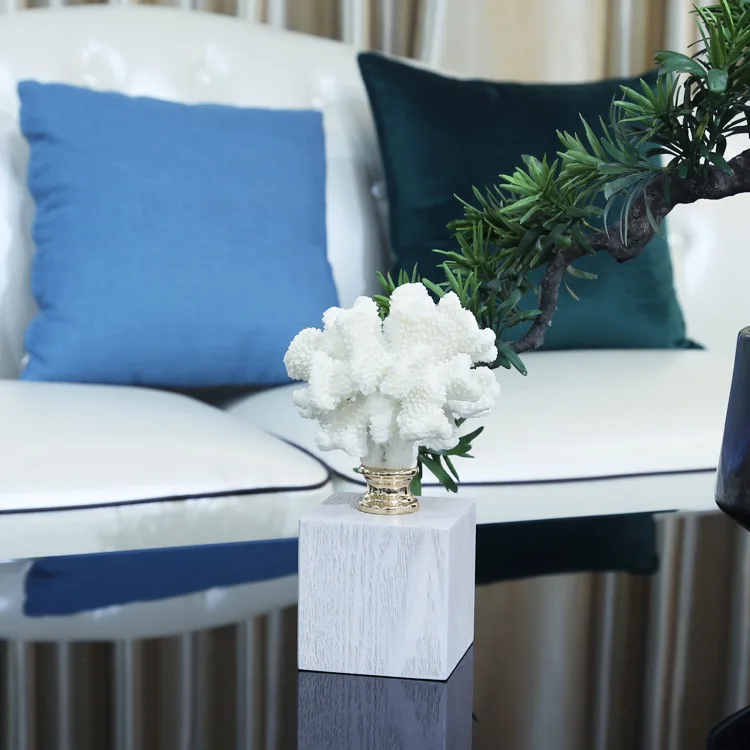 Sample room coral decoration resin living room decorations home office decoration crafts