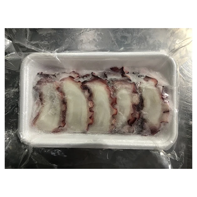 
Sliced Octopus legs 200g delicious exporter seafood display with a skillful technique 