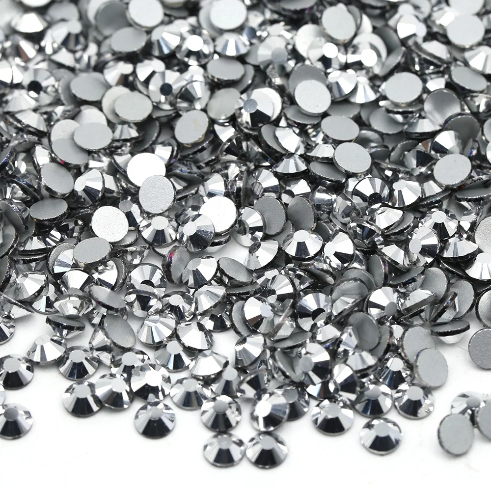 Wholesale Over 120 colors SS2-SS40 Multi sizes Red Volcano Glass Rhinestone Flat Back Rhinestone Bulk For Nail Cup DIY