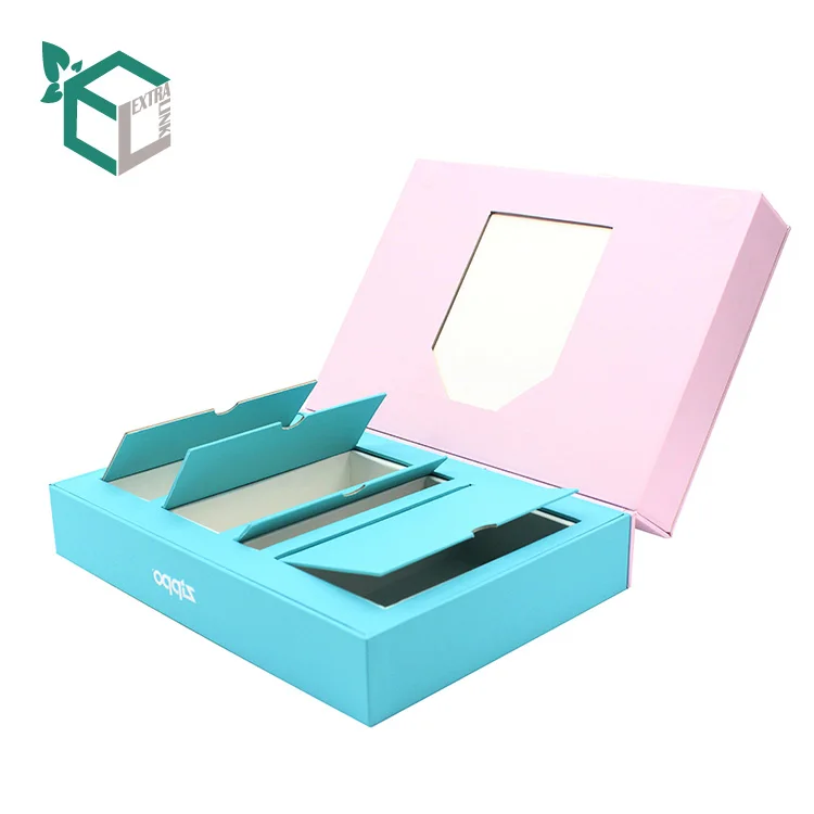 Custom Cardboard Double Layer Paper Packaging Box For Zippo Lighter Men/Women Blue Pink Gift Boxes Magnetic Lighters Box
