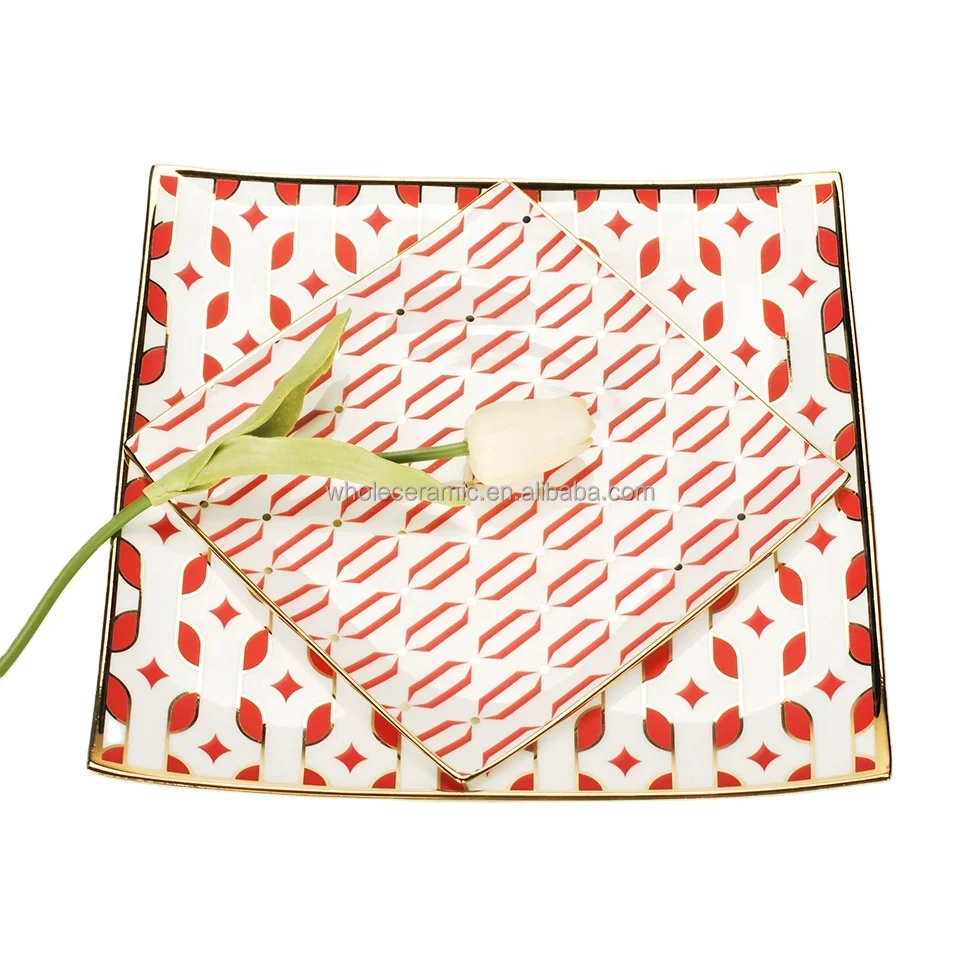 Бесплатная доставка, детская фарфоровая декоративная печать и Набор чашек, керамическая тарелка с подарочной коробкой