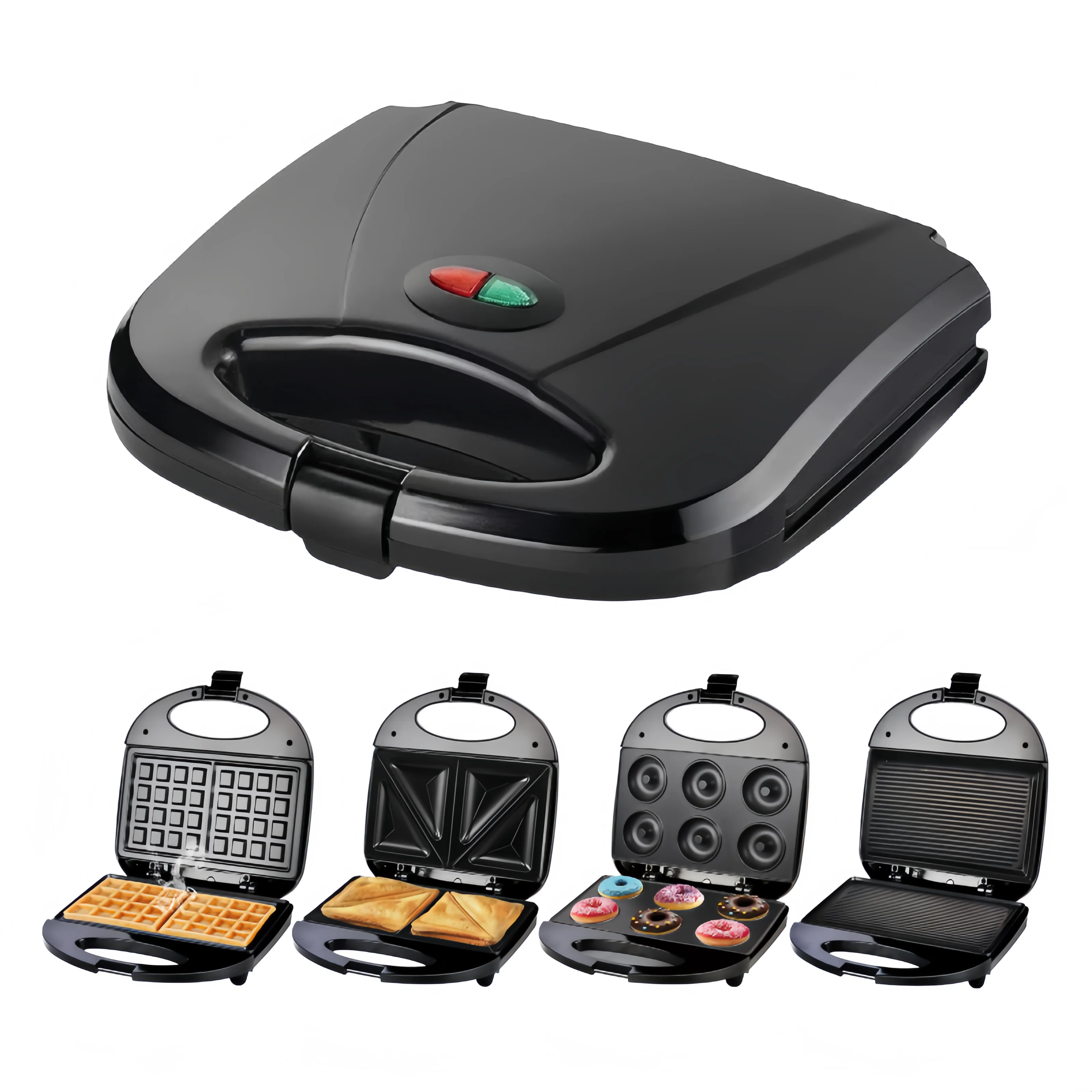Y412-2 High Quality Breakfast Sandwich Maker Donut Machine Electric Waffles Machine For Home Waffle Maker with Factory Price