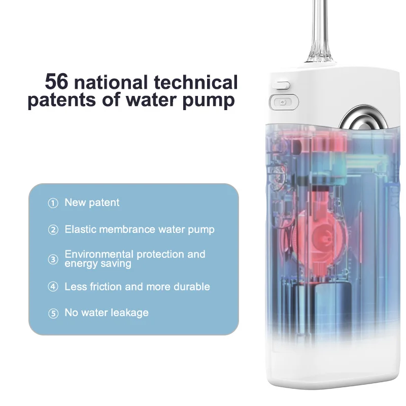Cordless ipx7 waterproof Rechargeable Ultra Water Jet Dental flosser for Teeth  Cleaning