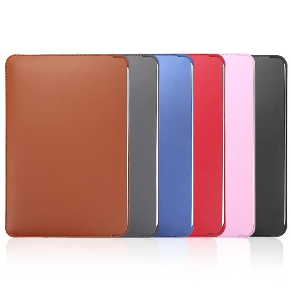 
Easy Carrying Shockproof Premium PU Leather Laptop Sleeve Cover Cases for MacBook 16 inch 