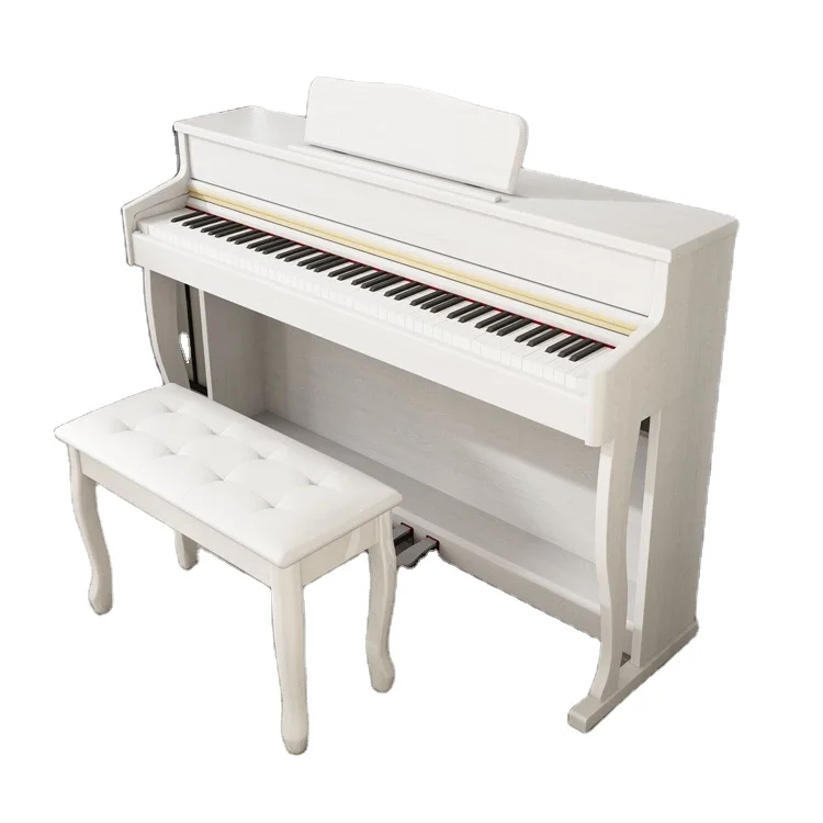 
China Professional Wood Grain 256 Polyphony Keybord 88 White Piano 