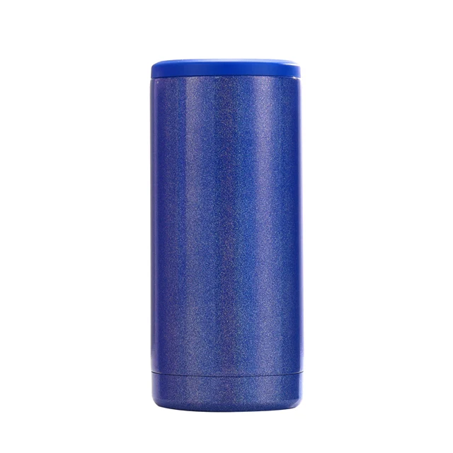
Wholesale Double Wall Stainless Steel 12oz Beverage Beer Cola slim Can Cooler 
