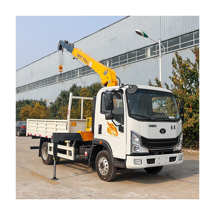Custom Small Truck Crane, Manipulator, 8 Tons Hydraulic Moving Arm Crane, For Sale