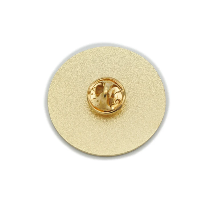 Hot Selling Personalized Brand Name Logo Printable Badge Sublimation Metal Blank Pin Badge