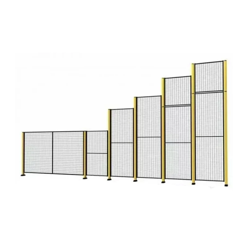 Workshop Production Line Fencing Safety Guarding Metal Post Fence Iron Wire Mesh Robot Boundary Wall Fencing