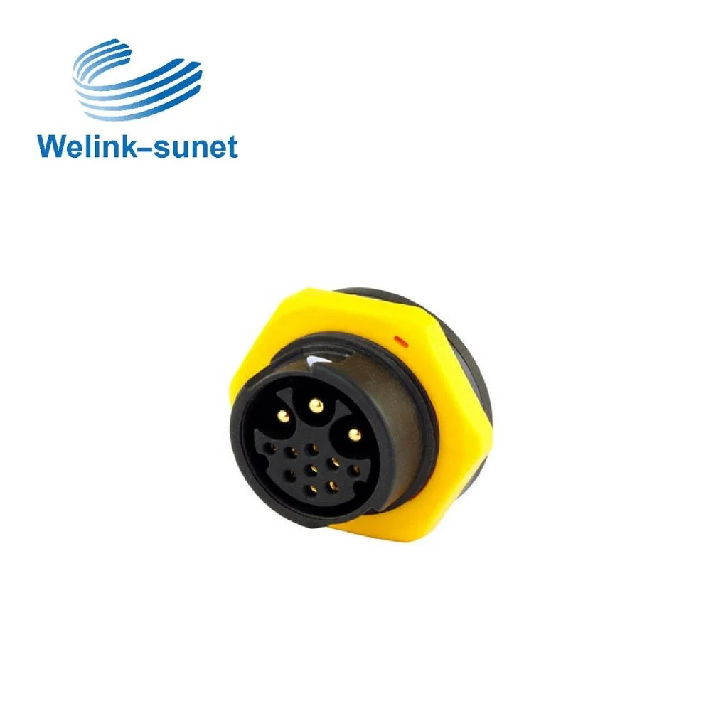 125V IP67 водонепроницаемый чехол среднего 2pin Женский Разъем для led жгута проводов