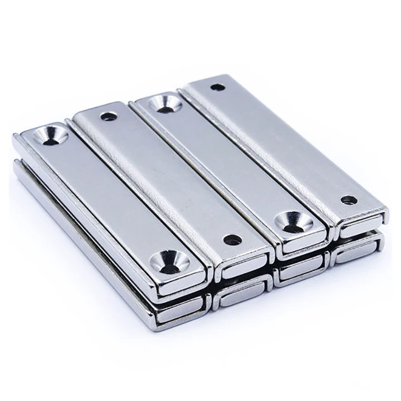 Супер Сильные N52 прямоугольные неодимовые горшки с магнитными материалами постоянные потайные горшки магниты