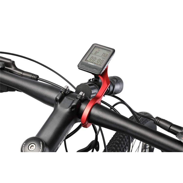 Dual-Sided Bicycle GPS Handlebar Mount Trestle Cycling Bracket Bike Computer Holder Compatible Handlebar Sizes 31.8mm 25.4mm