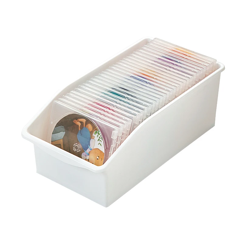 Large Capacity CD Case Storage Box CD Storage Organizer Home Living Room Accessories