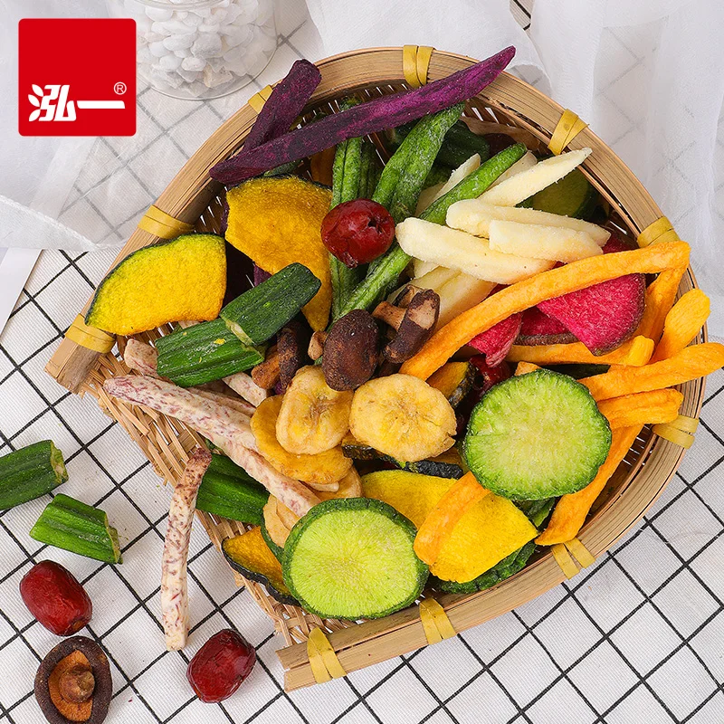 
OEM Dried Fruit and Vegetable Chip Mixed Veggie Chips 