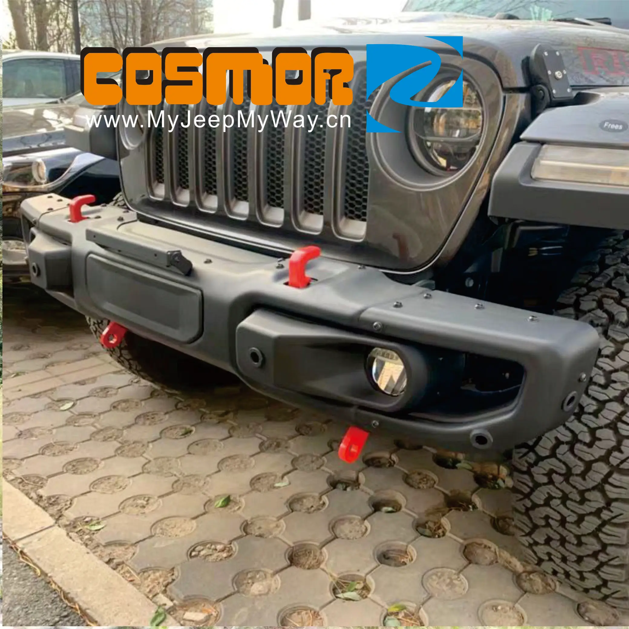 Cold Roll Steel 10th Anniversary Rear and Font  bumper  for Jeep  Rubicon JL 2018 & 2019 4DR, 2DR and Jeep  Gladiator JT