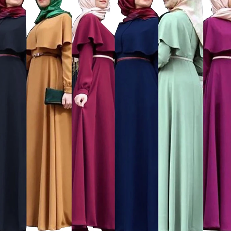 The Newest Islamic Sudan Women Clothing in Kaftan Jilbab Muslim Dubai Abaya Style