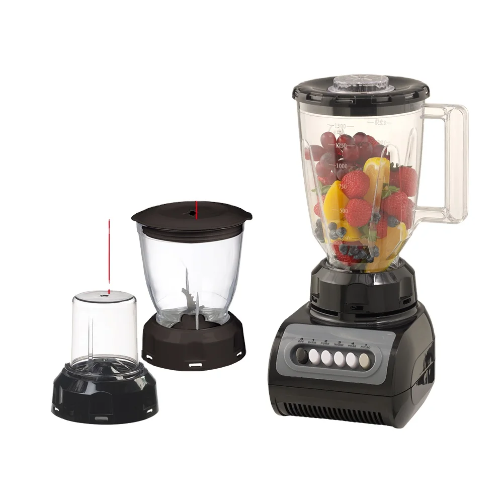 Factory Supplied Multi-function 1.5L Food Blender Machine Stainless Steel Blade electric Food Mixer Grinder Processor