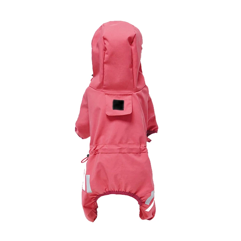 Outdoor New Style Durable Impermeables Raincoat  for All Sized Dogs Wearing Reflective Strip For Dogs Large