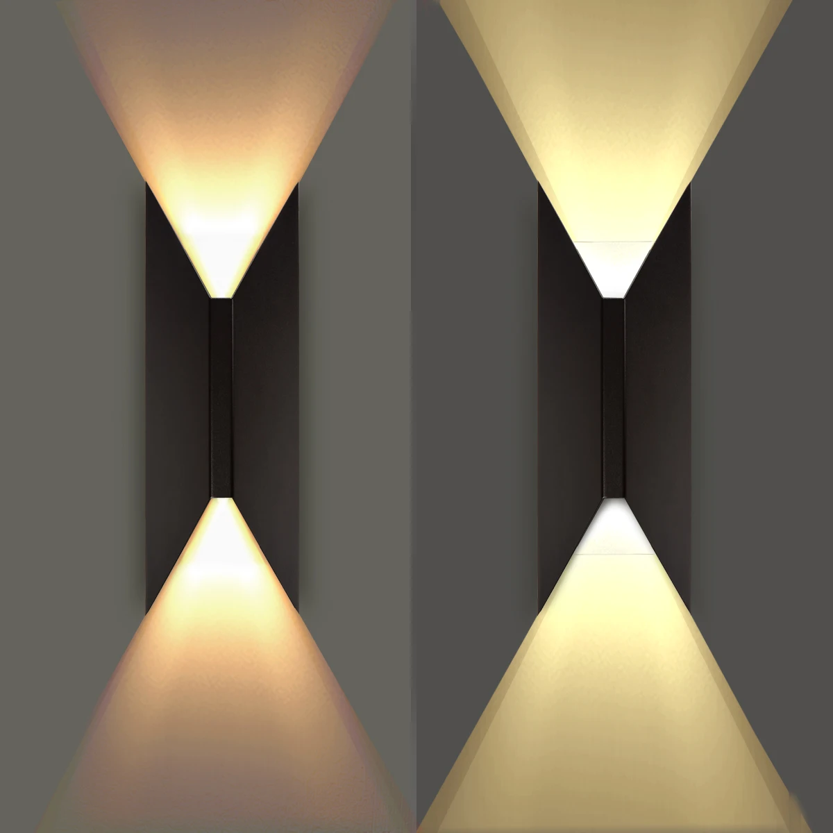 Indoor 5CCT Wall Light Wall Sconce Aluminum Alloy IP65 Waterproof Modern Wall Lamp