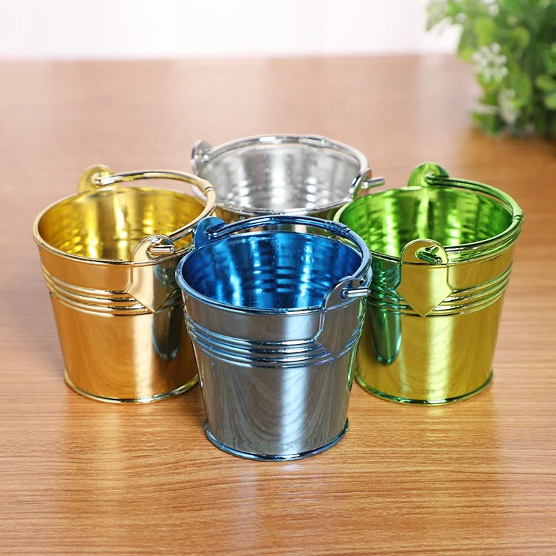 
Ornamental Flower Pots Artificial Flower and Pots for Home Decor Flower Pots Golden 