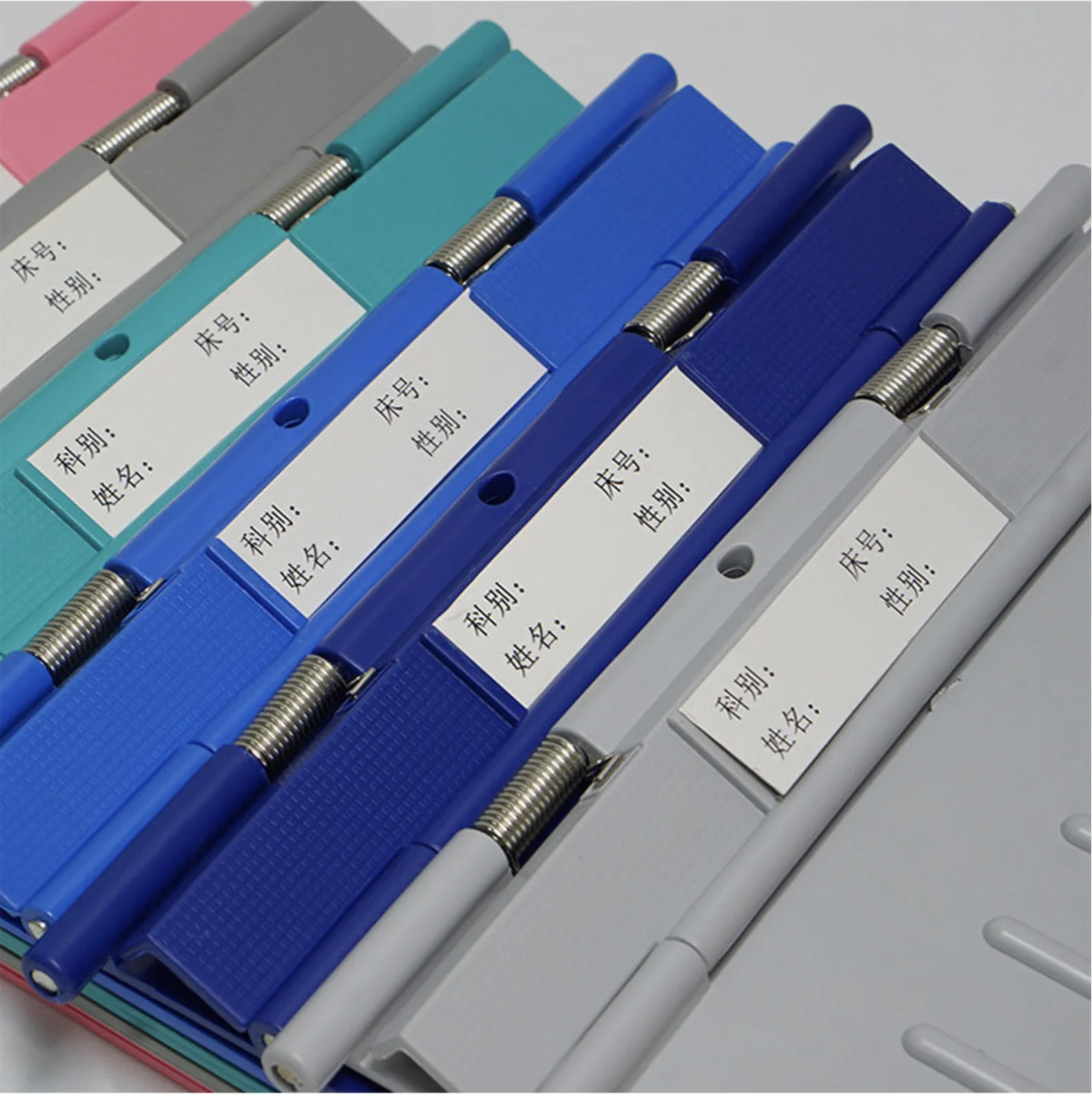 Factory ABS A4 Plastic medical records file folder for Doctor Nurse Use history record file chart holder folder