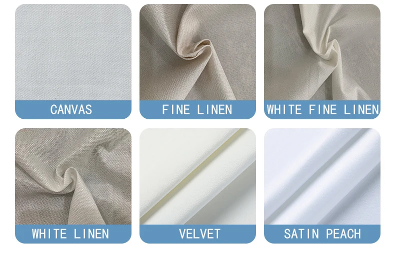 Sublimation Blank Cushion Cover Linen Cotton Canvas Polyester Satin Velvet Decorative Throw Pillow Case Custom Cushion Cover