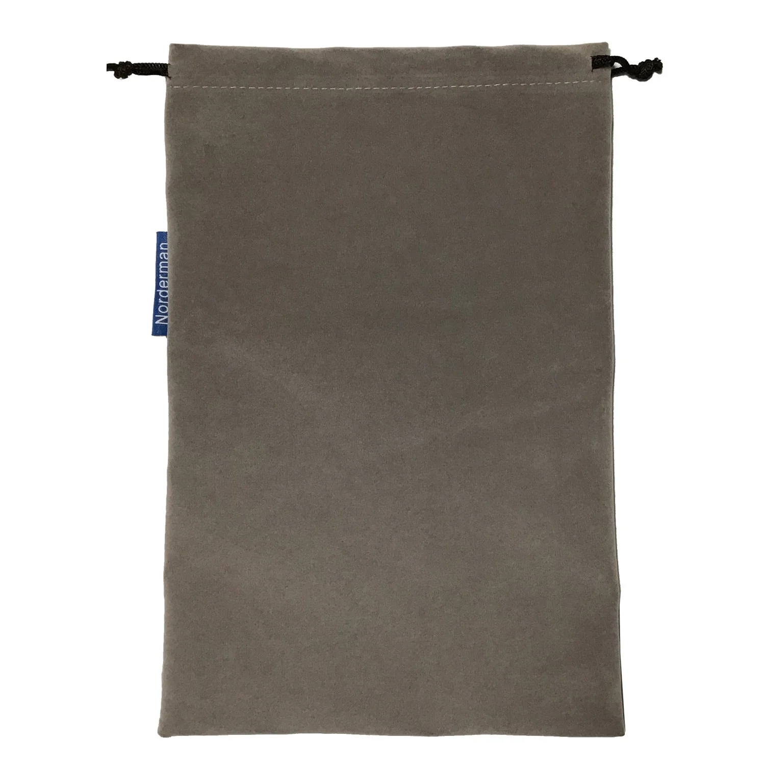 Top sale Custom logo printed Magnet button closure cosmetic bag luxury gray envelope flap suede jewelry pouch for perfume