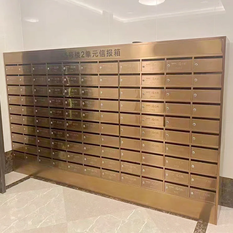 Wall Mounted Mailbox Steel Tin Post Box Outdoor Post Office Box With Wholesale Hot Sale