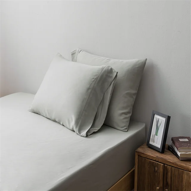 100% Natural Bamboo Bedding Set China Manufacturers Custom Soft Hand Feeling Luxury Bamboo Bed Sheets