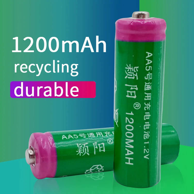 Cheap lithium AA5 rechargeable battery 1.2V 1200MAH lithium ion rechargeable battery