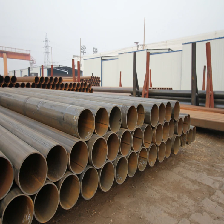 4.5Inch 3m Big Diameter Q235B Long Straight Welded Seam Steel Pipeline LSAW Carbon Steel Pipe For Water