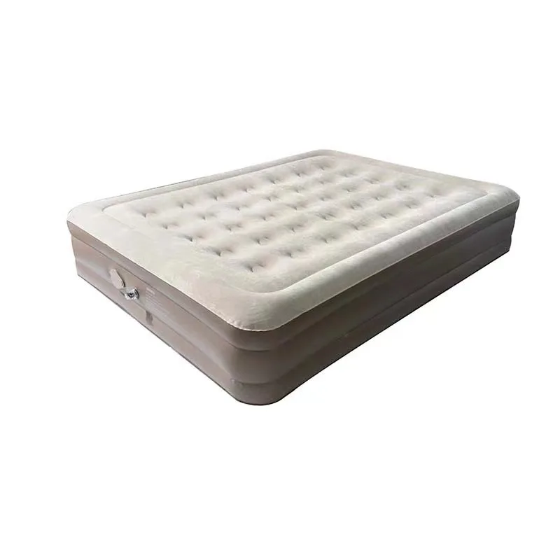 Direct Sales Ventilate Inflatable Mattress With Pump Elasticity Inflatable Mattress For Camping Wear Resistant Outdoors