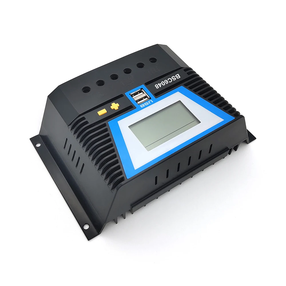 60A 12V 24V 36V 48V USB LCD PWM контроллер солнечного заряда макс PV 100V для солнечной домашней системы