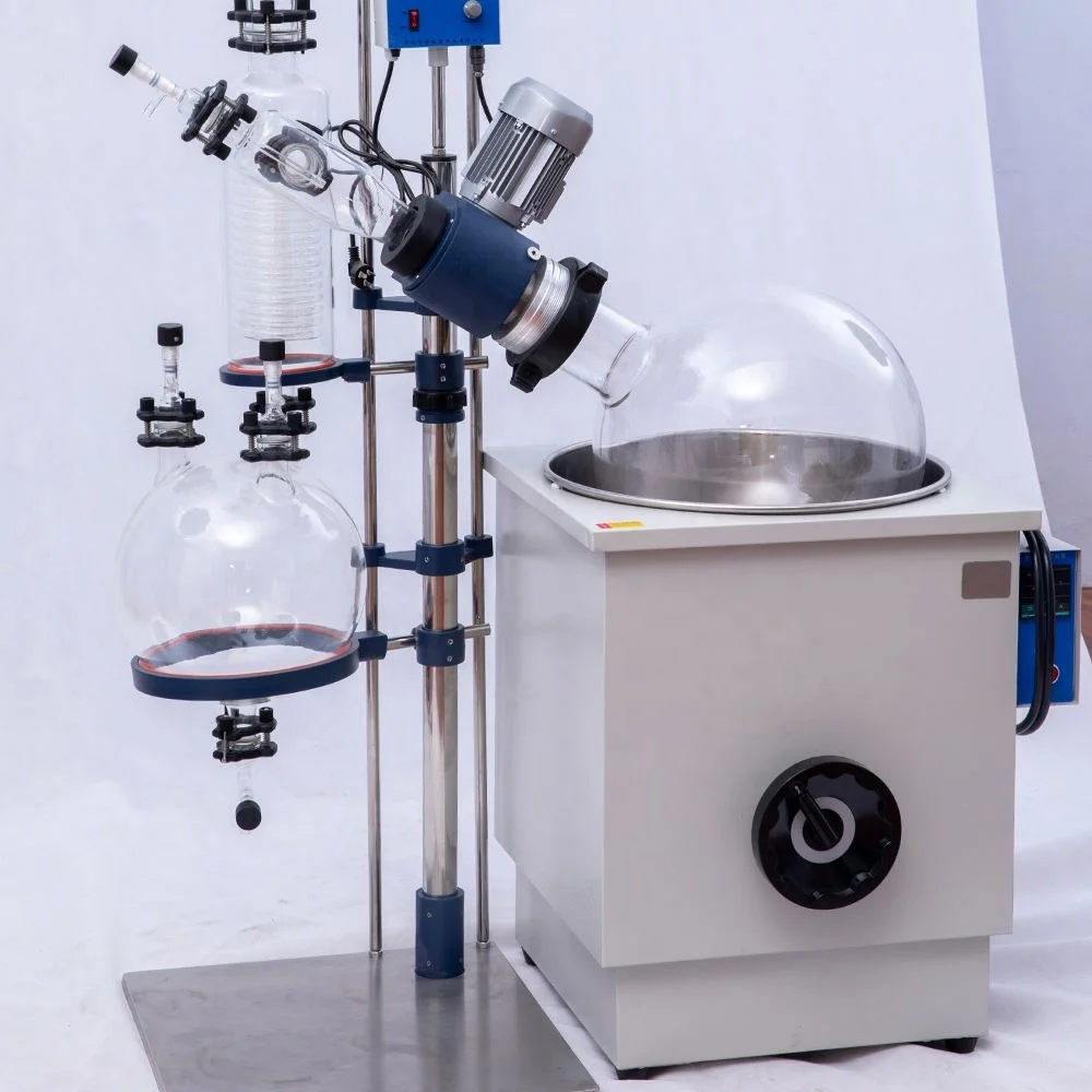 English Food Rotary Evaporator With Dust Collector