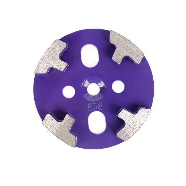 4 inch T segments diamond grinding disc or pad for concrete floor grinding