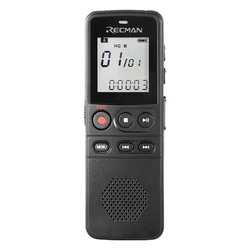 Professional Portable Digital Voice Recorder for Dictaphone Audio Recorder WAV MP3 Player