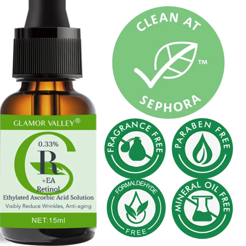 SHIFEI Factory Bulk Price Custom Private Label Face Skin Care Serum Retinol Serum, Anti Wrinkle  Anti-Aging Facial Serum