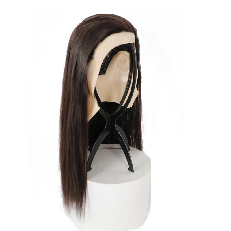 Joedir Synthetic Hair Training Manikin Head Mannequin Training With Hair For Hairdresser Hair Cut Braiding Training Head