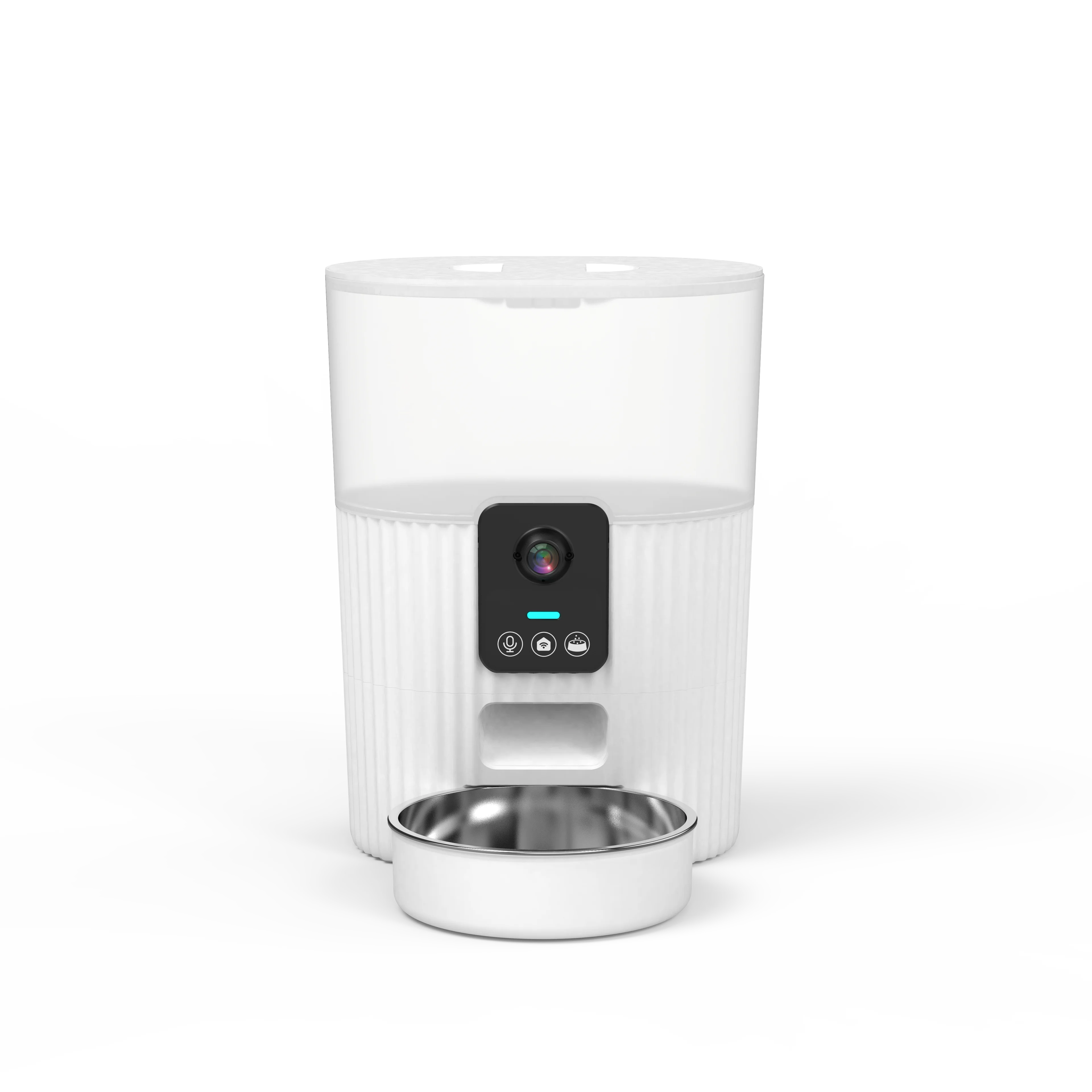 Amazon Hot sale alimentador auto para mascotas WIFI Control Camera Automatic dog cat pet Bowls feeder with Camera