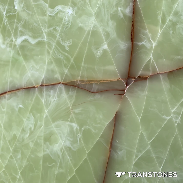 Транстоуны оникс зеленый синтетический алебастровый мраморный камень с подсветкой для покрытия стен